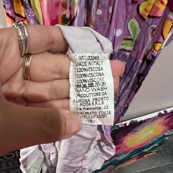 Fun print maxi dress M - Picture 5 of 6